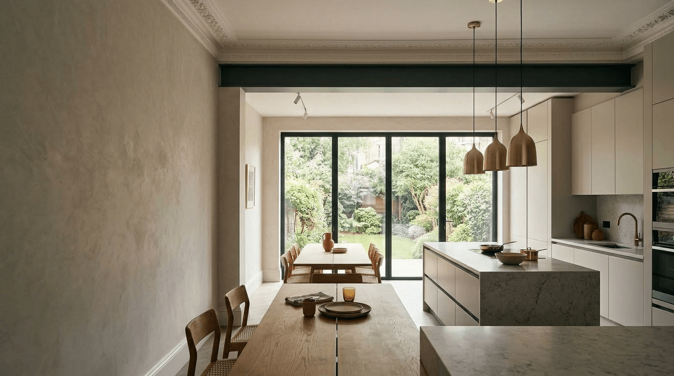 Open-plan knock-throughs — TB&D Construction kitchen service