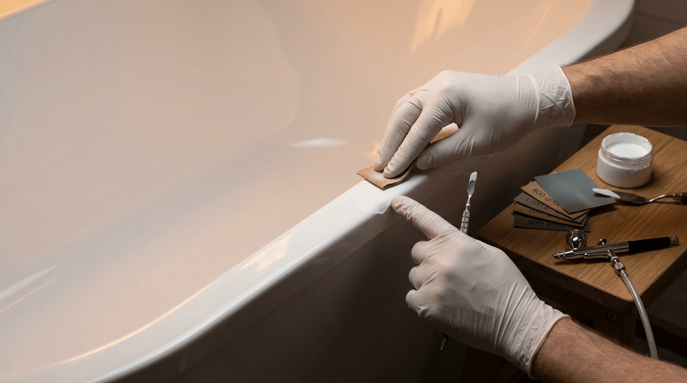 Ceramic & bath repair — TB&D Construction surface restoration