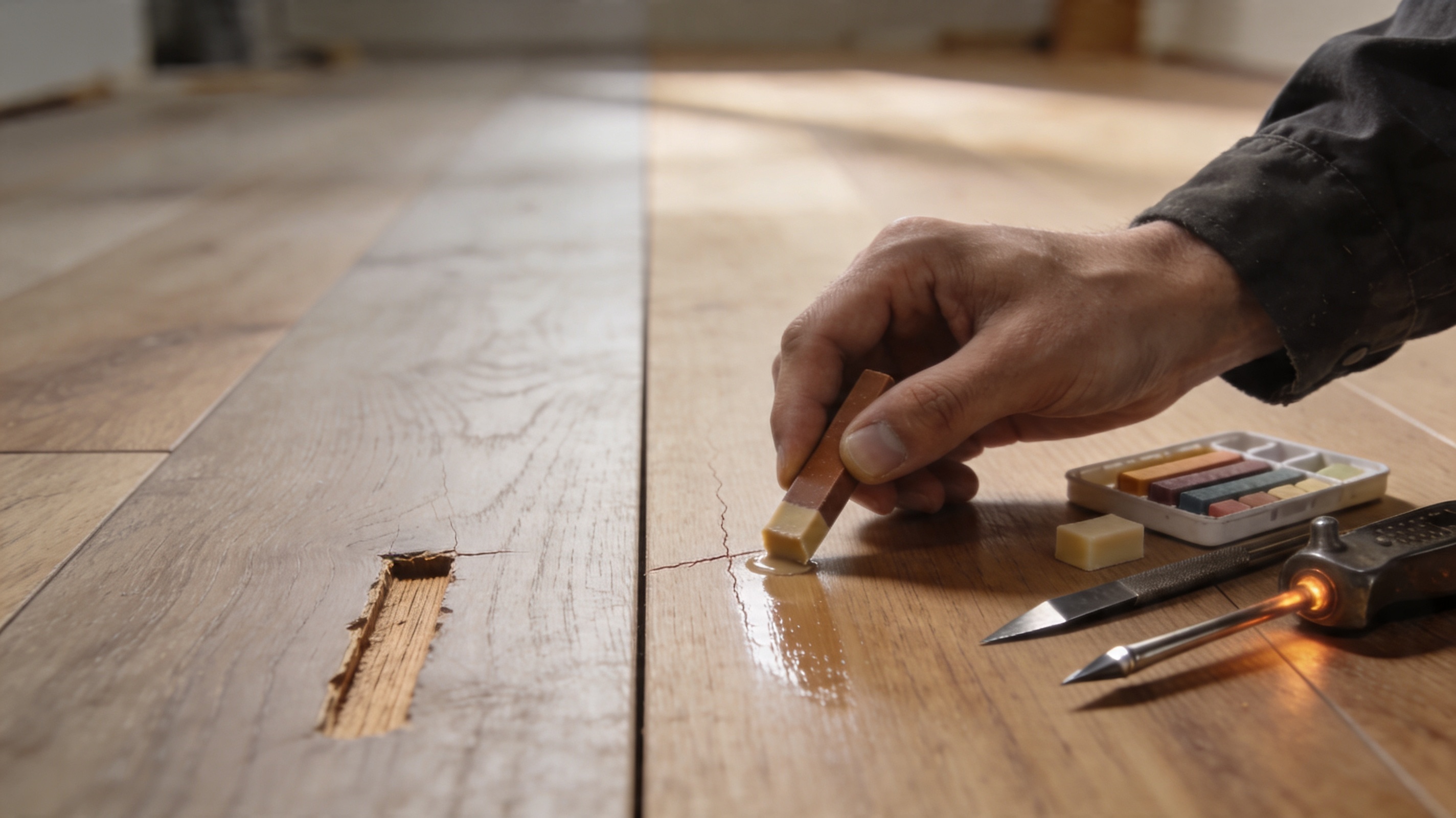 Wood & floor repair — TB&D Construction surface restoration